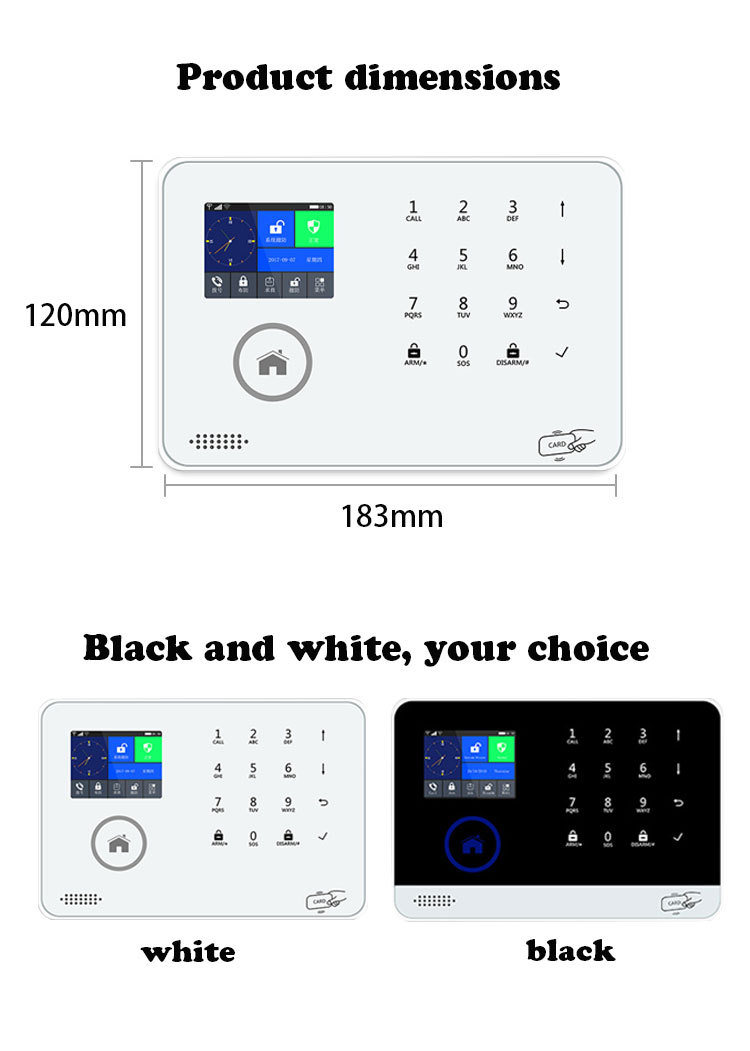 OEM WiFi 4G LTE Home Security Alarm Systems Wireless Burglar Tuya Smart Dual Network Anti-theft Safety Button Alarm Systems · image 6