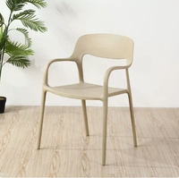 Chaise de salle à manger, d'hôtel, de banquet, d'extérieur, empilable, portable, écologique, en plastique, avec accoudoirs, meubles de maison STG Modern