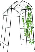 Gartenpflanzen-Metallclips für Tomaten, Bambuszaunpaneele, Hochbeet, Pergola, Schwarzes Rankgitter für Kletterpflanzen