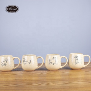 Personalizado lindo perro Logo <span class=keywords><strong>precio</strong></span> de fábrica café porcelana agua blanca para chico regalo <span class=keywords><strong>tazas</strong></span> de cerámica 11oz almacén de EE. UU. - Product Image 2