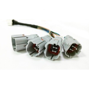 Fábrica personalizada PVC isolou o conjunto da tomada do injetor de combustível com comprimento personalizado PVC isolou o fio (300V-600V) para o uso automotivo - Product Image 1