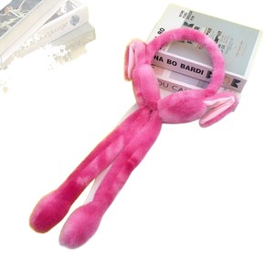 Fabrika Toptan Satış LED Işıklı Hareketli Tavşan Kulaklı Peluş Taç, Noel Paskalya Partisi <span class=keywords><strong>Cosplay</strong></span> Hediyesi için Sıcak Kış Kulaklıkları - Product Image 5