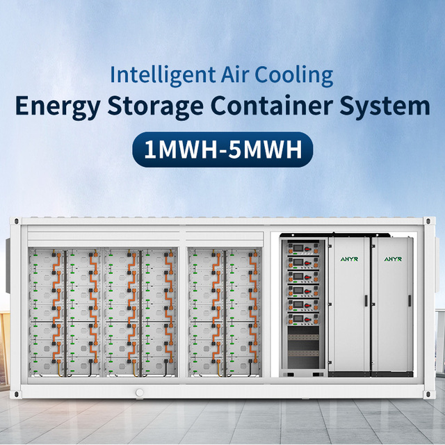 Most Economical 1MWH Containerized Energy Storage BESS Air Cooled Solution with High Density LiFePO4 Battery for Business Use