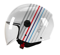 Casco de motocicleta de media cara personalizado con certificación ECE para damas, casco de moto de cara abierta nuevo hecho de Material ABS