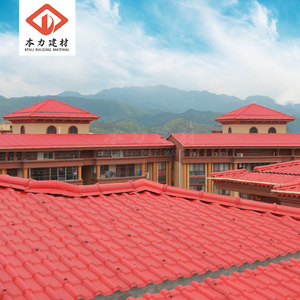 Benli Building Material Resin Roof Tiles 2.5mm 3.0mm Rectangle ASA888 Red For Villa Roof Waterproofing - Product Image 1