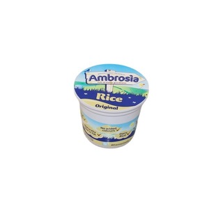 Jouet promotionnel en plastique souple en forme de pot de yaourt Ambrosia Rice Original, design de dessin animé mignon - Product Image 1