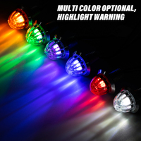 Lampe de toit mini IP67 étanche en forme de pastèque, éclairage décoratif 12V haute luminosité monocolore pour camions