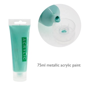 <span class=keywords><strong>Pintura</strong></span> acrílica metálica a base <span class=keywords><strong>de</strong></span> <span class=keywords><strong>agua</strong></span>, no tóxica, 75ml, <span class=keywords><strong>precio</strong></span> bajo - Product Image 4