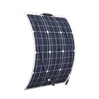 Haute efficacité bateau RV caravane Semi-Flexible 100w ETFE panneau d'énergie solaire chine bonne qualité