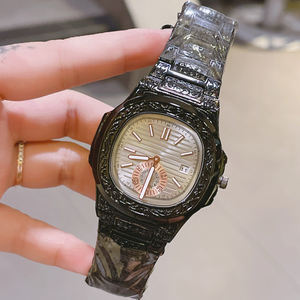 Montre automatique de luxe pour hommes mouvement mécanique montre calendrier étanche ultra mince Pateckity calendrier Philipel - Product Image 2