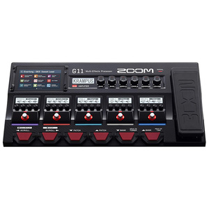 ZOOM G11 Electric Guitar Multi-Effects Processor, Amp Simulator, Sound <strong>Card</strong>, Drum Machine, IR Tone, Color Touch Screen - Product Image 2