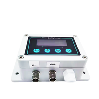 Sensor Kualitas Air 3 in 1 Presisi Tinggi Portabel 100 Megohm Stabilitas Tinggi Rs485 Ph Orp Suhu Dengan Layar dan Pencatat Data