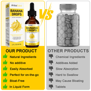Suplemento Alimentar ArtoaLabs 60 ml Gotas de <span class=keywords><strong>Banana</strong></span> Recheadas com Vitaminas Essenciais para Auxiliar na Saúde Digestiva - Product Image 6