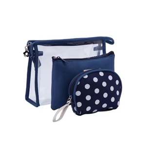 SHIJUR รุ่น 009 กระเป๋าใส่เครื่องสำอางสำหรับเดินทางลายตัวอักษรแฟชั่นพร้อมซิปปิด - Product Image 4