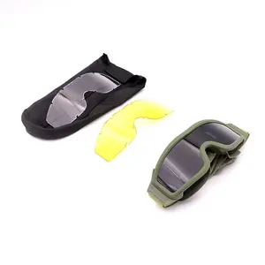 KL-01G Green Color Personal Protection Safety Goggles