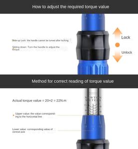 ประแจวัดแรงบิดสำหรับจักรยานขนาดเล็ก1/4ความแม่นยำสูงปรับได้2-24NM สำหรับบำรุงรักษาจักรยาน - Product Image 4
