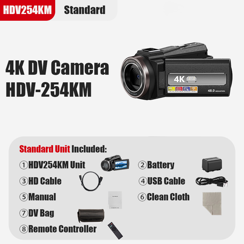 HDV254KM 4K nero