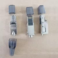 STP Cat6/Cat6A/Cat7 180 °   Conector Modular RJ45 sin Herramientas para Cable