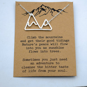 Collar de montaña I must go, joyería de aventura - Product Image 2
