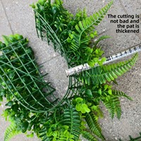Pelouse artificielle plante mur en plastique fleur tapis cloison ornement décoratif aménagement paysager pour la maison vert boston fougère feuilles