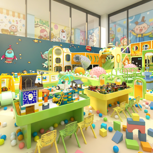 Parque de Atracciones Interior Personalizado Aoleao con Plantas Verdes Interstelares, Bloques de Construcción, Área de Juegos de Gran Escala, Certificado CE TUV - Product Image 1