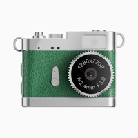 Cámara Digital Mini Portátil Retro de 0.96 Pulgadas para Niños, Ligera, con Visión Nocturna 720P, Linterna y Llavero, Ideal para Estudiantes