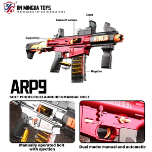 Pistola <span class=keywords><strong>de</strong></span> Juguete ARP9 HANDI, Eléctrica, con Expulsión <span class=keywords><strong>de</strong></span> Cartuchos, para Juegos <span class=keywords><strong>de</strong></span> Disparos al Aire Libre, con <span class=keywords><strong>Balas</strong></span> <span class=keywords><strong>de</strong></span> Plástico Suaves - Product Image 2