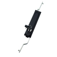 Serrure à cylindre à 2 points intelligente à plat avec poignée pour armoires électriques industrielles en PP, portes en acier, machines à coudre