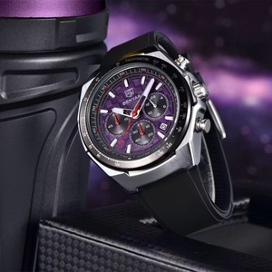 Montre de sport de luxe multifonctionnelle à quartz BENYAR 5215 pour homme, boîtier en alliage de 44 mm, aiguilles en acier inoxydable, chronographe, étanche, cadeau - Product Image 6