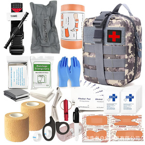 Kit de Supervivencia Profesional para Exteriores, Kit de Emergencia DIY, Herramientas Tácticas SOS, Linterna, Manta, Pulseras, Hacha, Pala, Compacto - Product Image 1