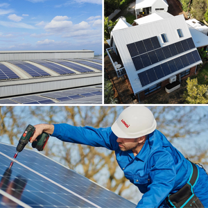 ระบบพลังงานแสงอาทิตย์ไฮบริด Deye 50KW พร้อมแบตเตอรี่ลิเธียมไอออน LONGi Solar และ Solarman ระบบไฮบริด 50KW - Product Image 5