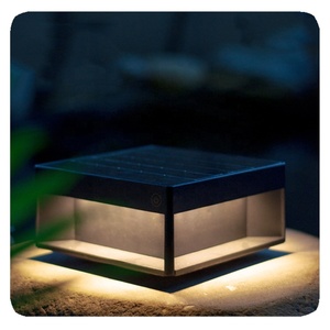 Новые солнечные светильники 2026 года, 8x8, для уличных столбов, с аккумулятором 6000 мАч, теплый белый свет, 24 светодиода, для заборов, террас, деревянных столбов - Product Image 3