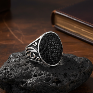 925K Sterling Silver Design <b>Men</b> <b>Ring</b> - Product Image 3