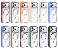 Étui magnétique robuste pour iPhone 18 Pro Max, coque de protection rigide en PC antichoc pour iPhone 18 Pro 17 16 BD053