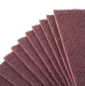 Esfregão de nylon abrasivo redondo não tecido industrial de alta qualidade e rolo de cilindro