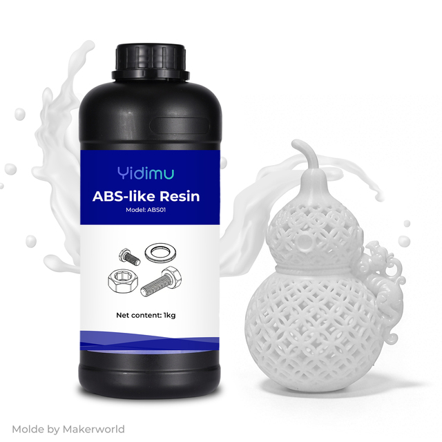 1kg Guangdong Tough High Performance High Impact Resistance ABS Like Resin 3D UV 405nm LCD SLA DLP Model Resin 3d Printer