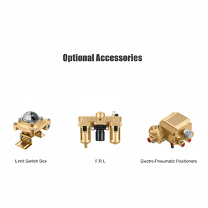 Vanne papillon pneumatique à actionnement pneumatique en acier moulé de style semi-lug, DN80 ANSI 150 Classe EPDM - Product Image 5