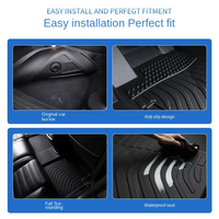 Tapis de sol de voiture complets en TPE antidérapants et imperméables pour Nissan Frontier D23 Pickup Truck 2015-2023, accessoires, revêtement de sol, tapis sur mesure