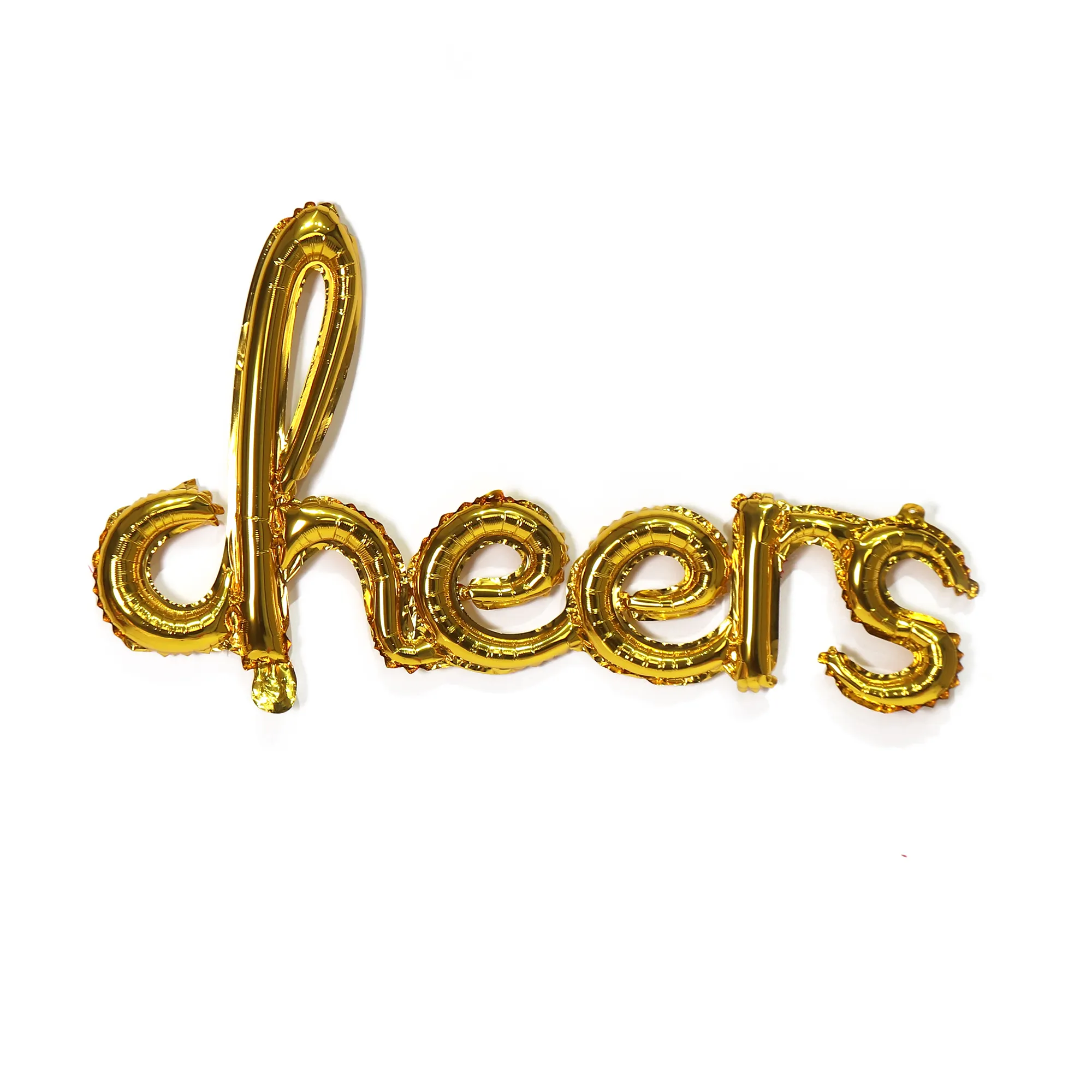 Factory Direct 39 Inch Cheers Conjoined Letter Foil Balloons 99*48 CM Gold Color For Birthday Wedding Congrats Party Decorations
