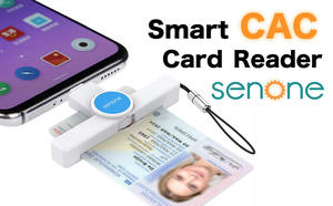 Lecteur-graveur de cartes intelligentes USB Type C pliable SENONE SCR38 Premium pour cartes SM et téléphones mobiles - Product Image 3