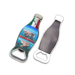 Imán Decorativo para el Hogar, Abridor de Botellas Metálico 3D, Imán para Refrigerador Personalizado - Product Image 3