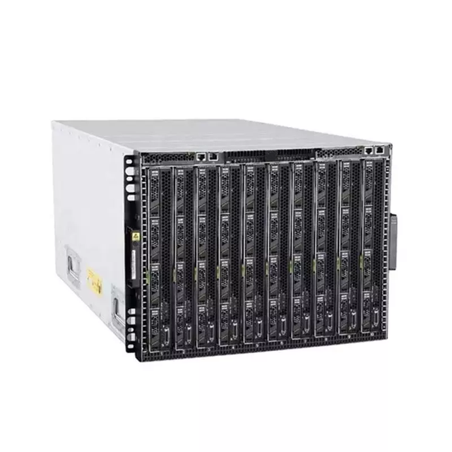 Tecal E6000H 8U 10-Blade Server Chassis Support Intel Xeon E5 Series 6x1600W Redundant PSU for Data Center