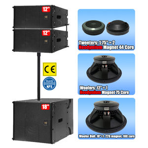 Altavoces <span class=keywords><strong>Line</strong></span> <span class=keywords><strong>Array</strong></span> de 12 Pulgadas 2026, 2000W, 133dB, Madera Contrachapada, Sistema de Sonido Profesional para Exteriores, Amplificadores para Espectáculos en Vivo - Product Image 2