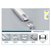 Profilé LED en aluminium haut de gamme de fabricant, profilé monté en surface de petite taille 17.3*12mm