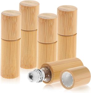 ขวดน้ำมันหอมระเหยแบบโรลออนขนาด 10 มล. สุดหรู พร้อมฝาไม้ไผ่ ลดราคาพิเศษ - Product Image 1