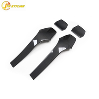 Couverture de dossier de siège en fibre de carbone sèche F80, finition carbone forgé mat brillant, accessoires intérieurs pour BMW F80 F82 F83 M3 M4