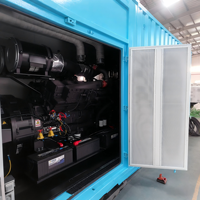 Groupe électrogène diesel à refroidissement par eau 1000 1100 1200 1500 KVA 50/60Hz avec ATS pour centrale électrique