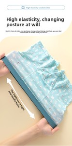 Boxer en coton doux élastique respirant pour garçons à la mode sous-vêtements personnalisés pour adolescents de 8 à 18 ans 4 couleurs toutes saisons - Product Image 4