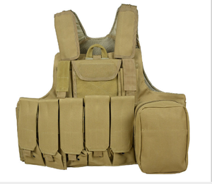 Gilet tactique multi-poches camouflage TV301 pour l'extérieur avec fil d'acier pour utilisation sur le terrain - Product Image 1