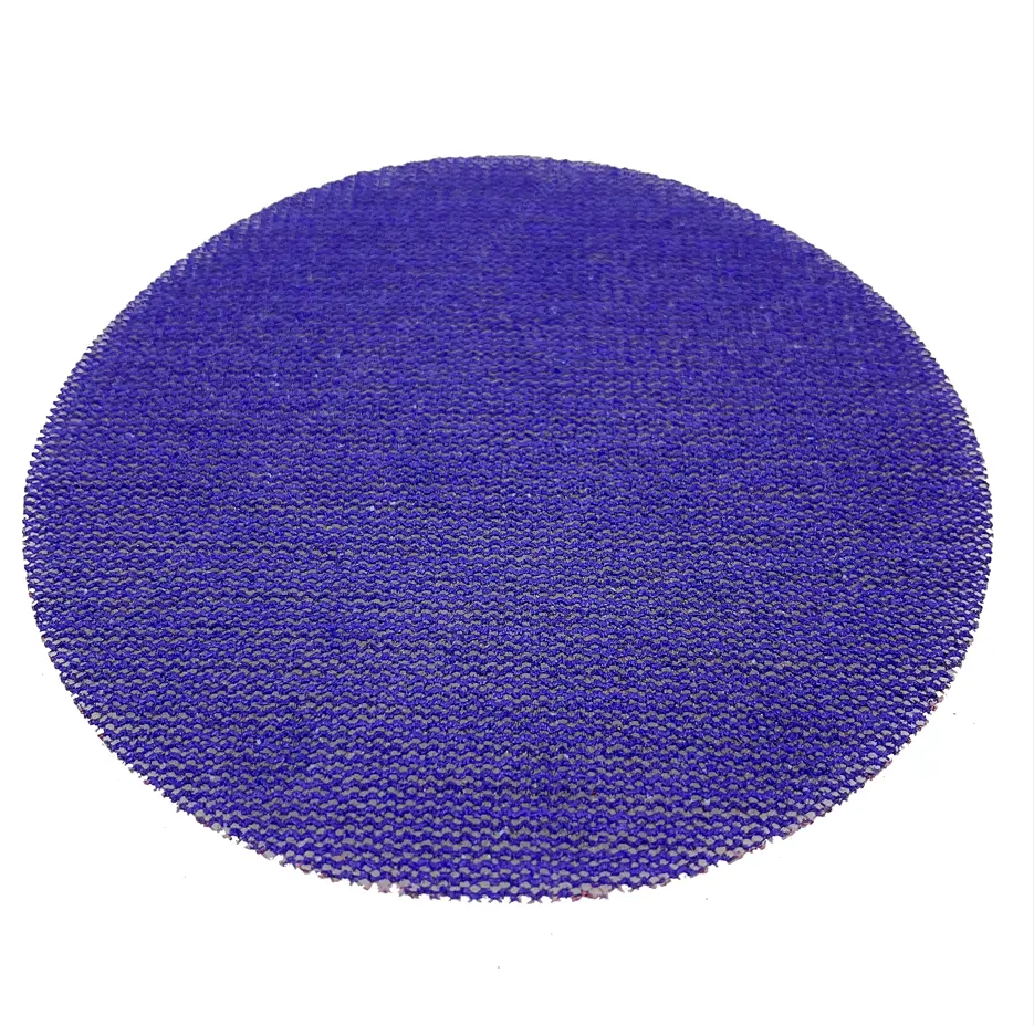 6 Inch Mesh Hook & Loop Ceramic Sanding Discs Dust Free Abrasive Net Sander Disc Anti-Blocking Long-Lasting Mesh Sandpaper